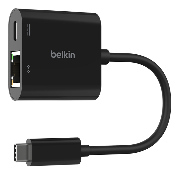 BELKIN USB-c To Ethernet + Charge Adapter 100w Pd