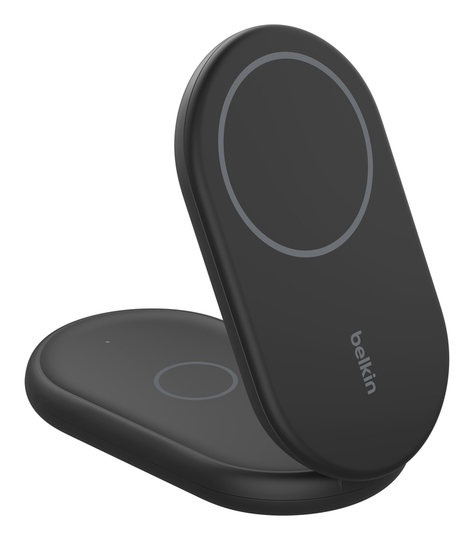 BELKIN Boost Charge Qi2 15w Magnetic 2in1 Stand Black