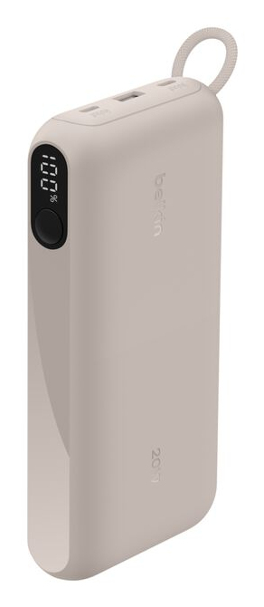 BELKIN 20k Pd20w Power Bank With Display Sand