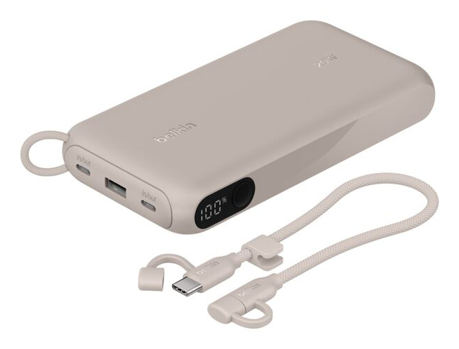 BELKIN 20k Pd20w Power Bank With Display Sand