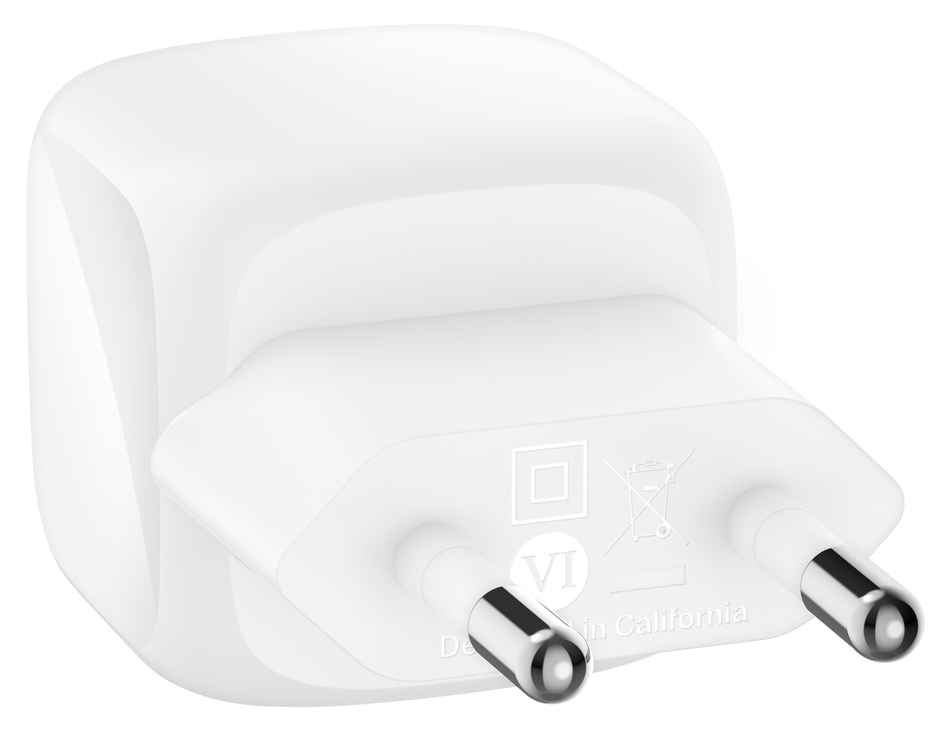 BELKIN Wall Charger - Boostcharge - Wall Charger - 30w USB Pd With Pps - White
