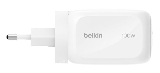 BELKIN Wall Charger - Boostcharge - 2 X USB-c 1 USB-a 100w - White