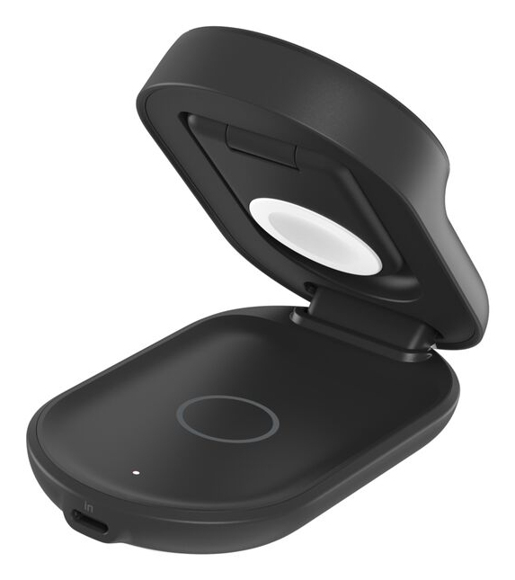 BELKIN Magnetic Wireless Charger - Ultracharge - 3-in-1 With Qi2 25w - Black Round