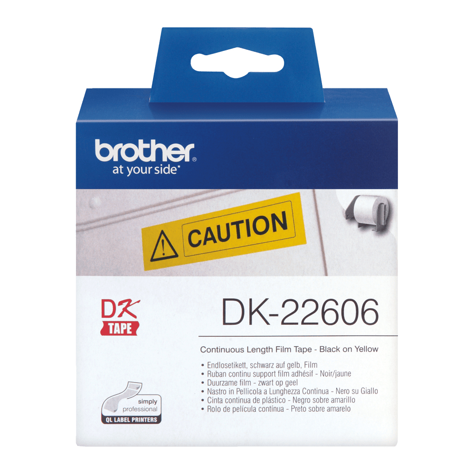 BROTHER Continuous Film 62mm Yellow 15.24m (dk-22606)