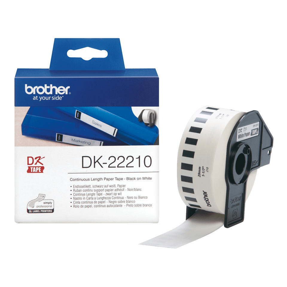 BROTHER Paper 29mm White 30.48m (dk22210)