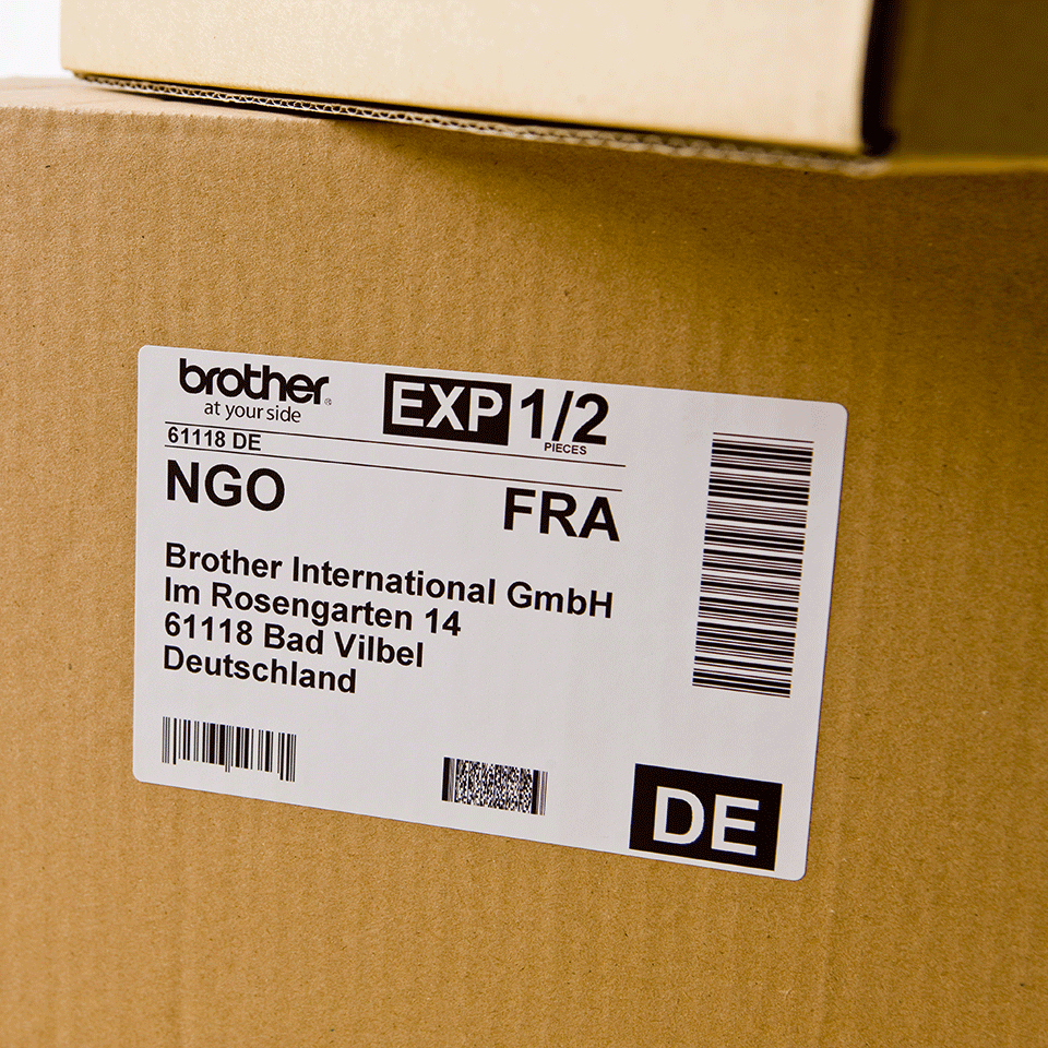 BROTHER Shipping Label (62x100mm) Paper 300 Labels (dk11202)
