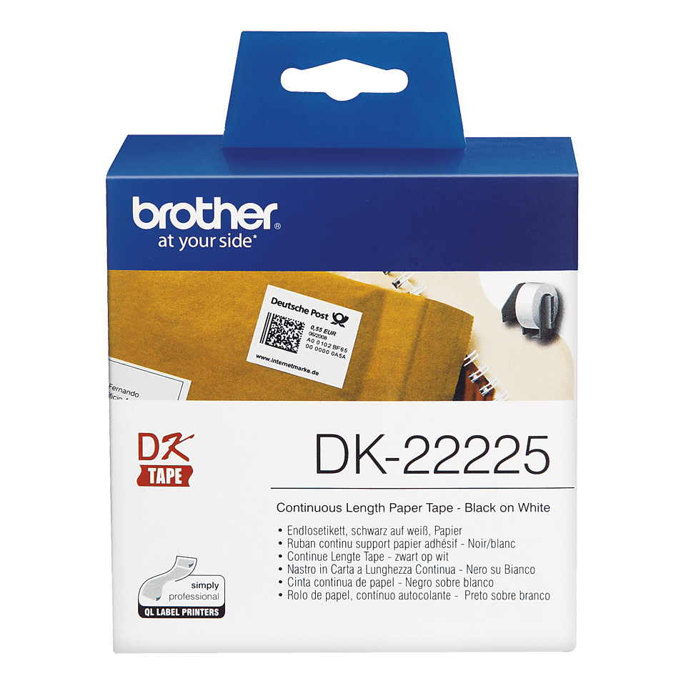 BROTHER Endless Label (paper) White 38mm (dk-22225)