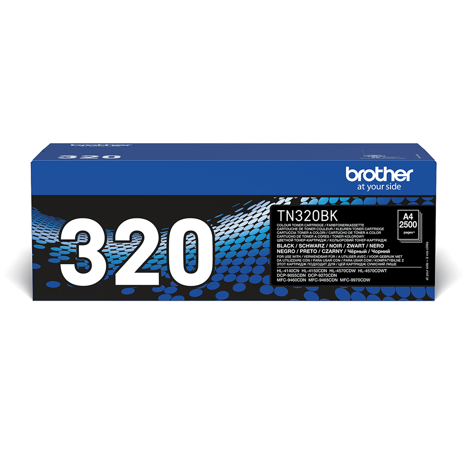 BROTHER Toner Cartridge - Tn320bk - 2500 Pages - Black