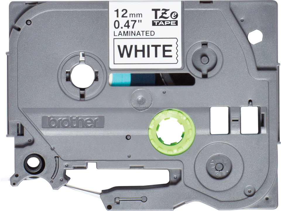 BROTHER Tape 12mm Lami Black On White 4m (tze-231s)