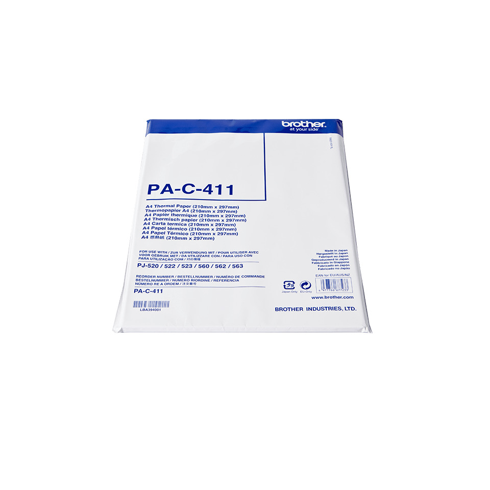 BROTHER A4 Thermal Paper 100 Sheet (c-411)