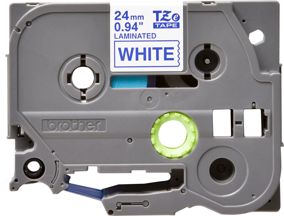 BROTHER Tape 24mm Lami Blue On White (tze-253)