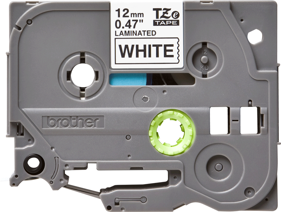 BROTHER Tape 12mm Lami Black On White (tze-231)