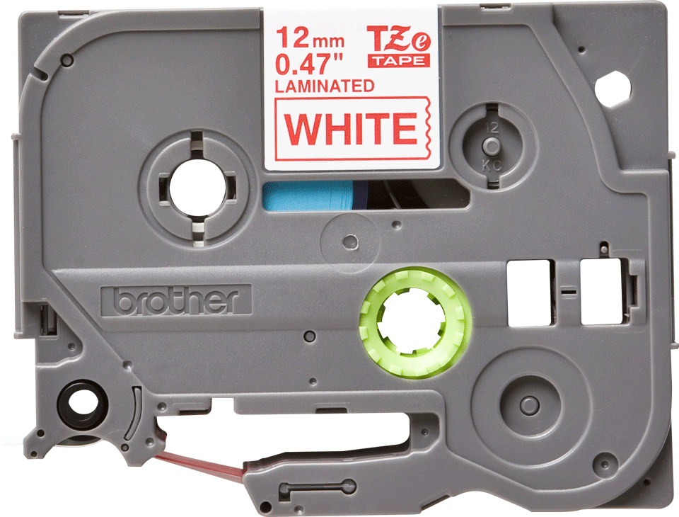 BROTHER Tape 12mm Lami Red On White (tze-232)