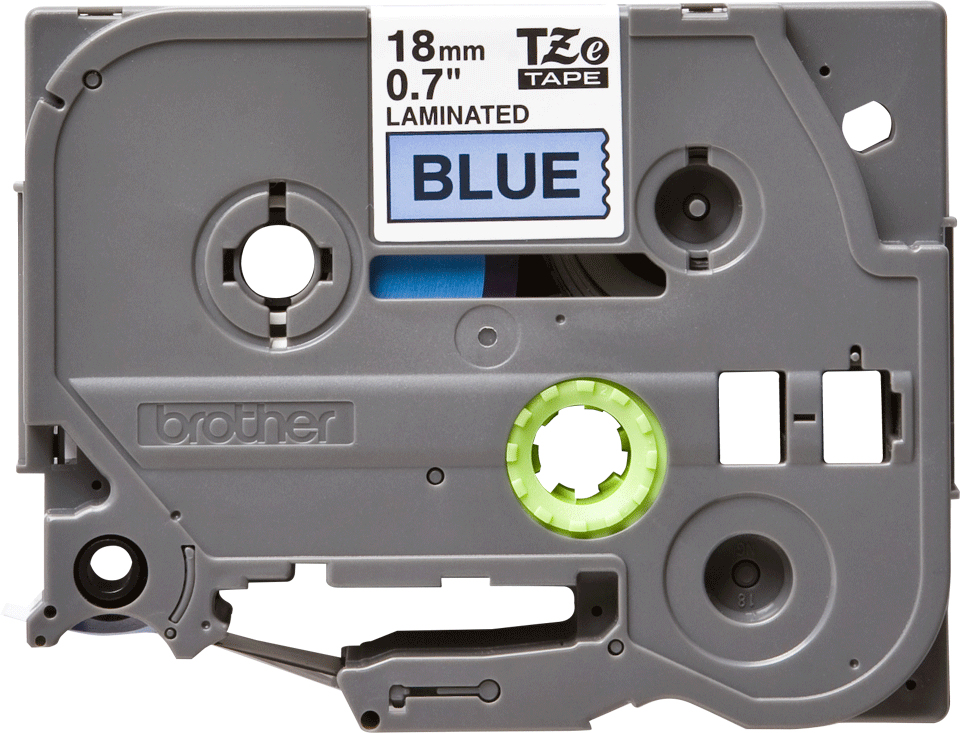 BROTHER Tape 18mm Lami Black On Blue (tze-541)