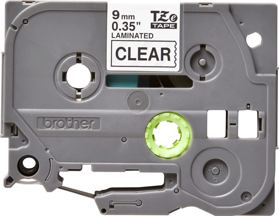 BROTHER Tape 9mm Lami Black On Clear (tze-121)