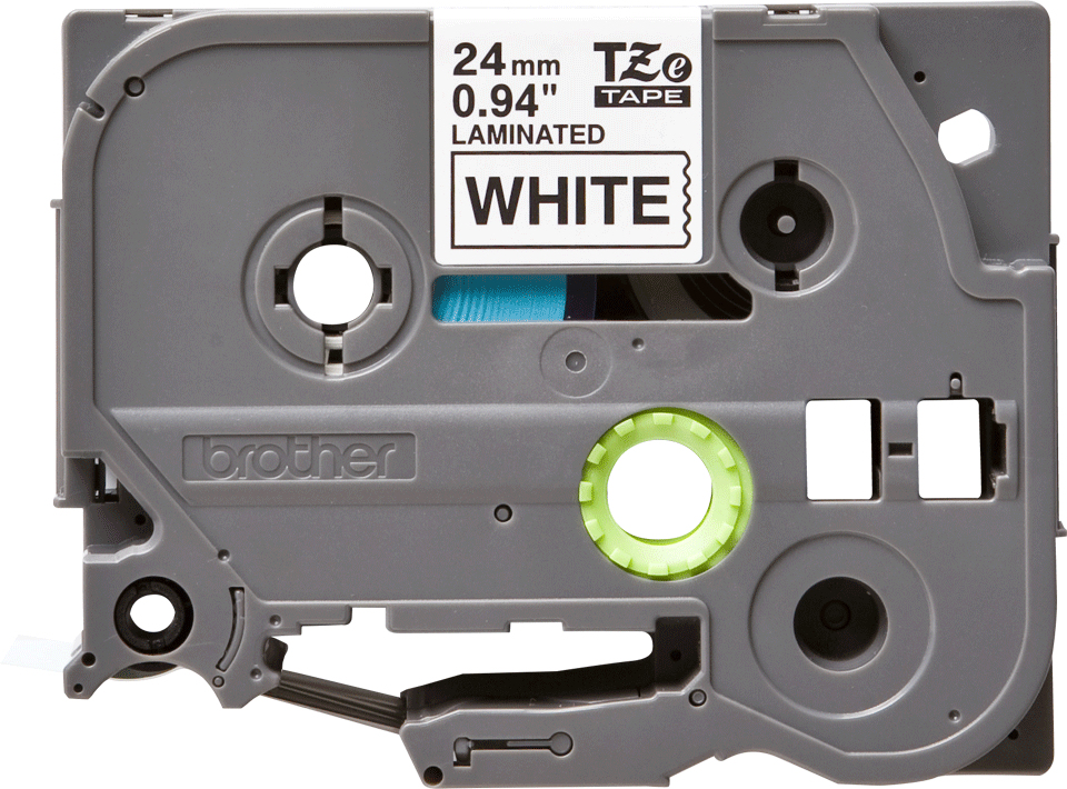 BROTHER Tape 24mm Lami Black On White (tze-251)