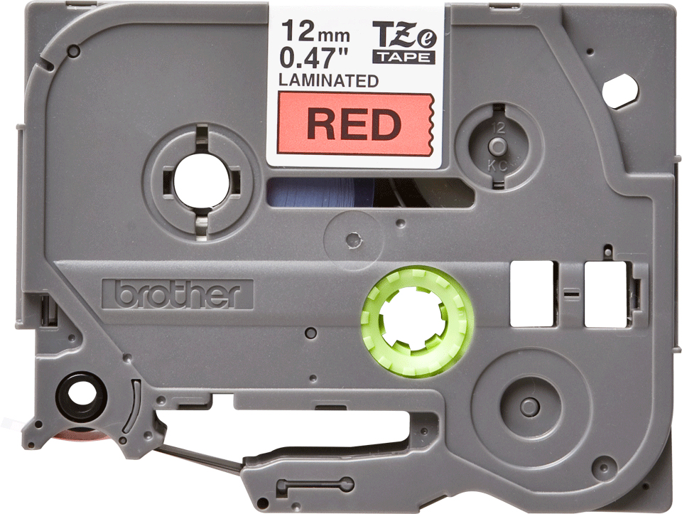 BROTHER Tape 12mm Lami Black On Red (tze-431)