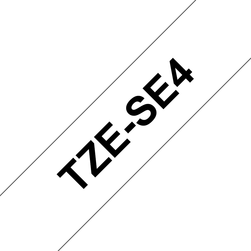 BROTHER Tape 18mm Black On White Security (tze-se4)