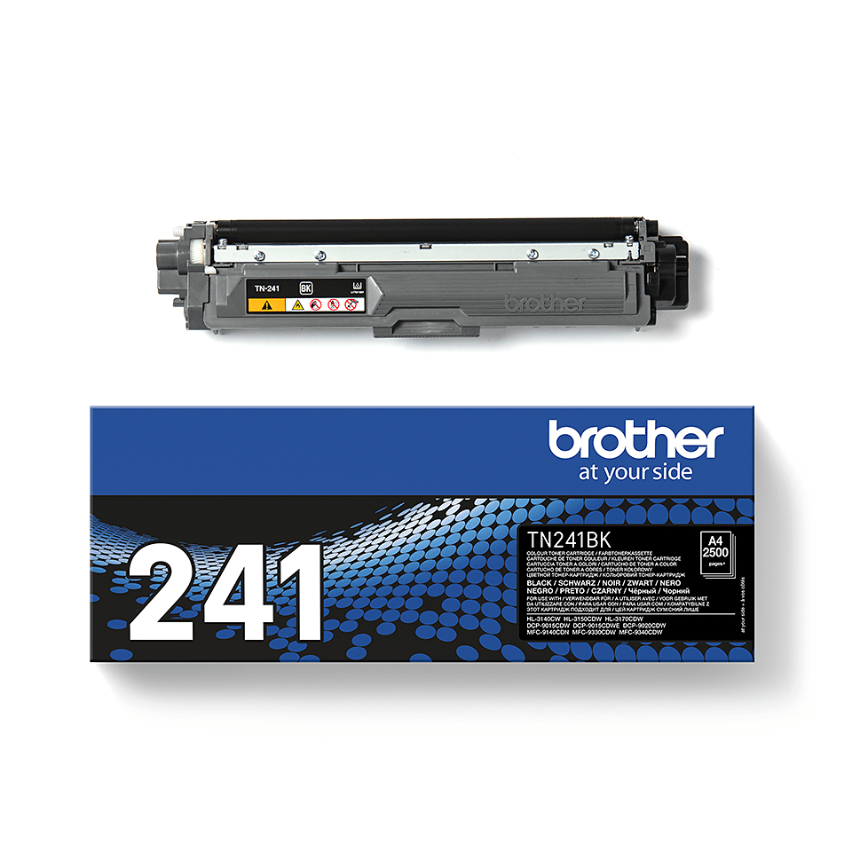 BROTHER Toner Cartridge - Tn241bk - 2500 Pages - Black