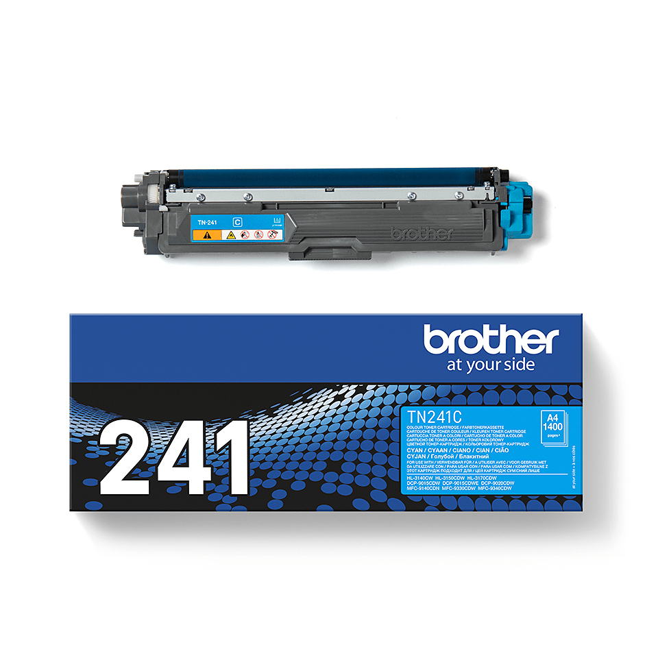 BROTHER Toner Cartridge - Tn241c - 1400 Pages - Cyan