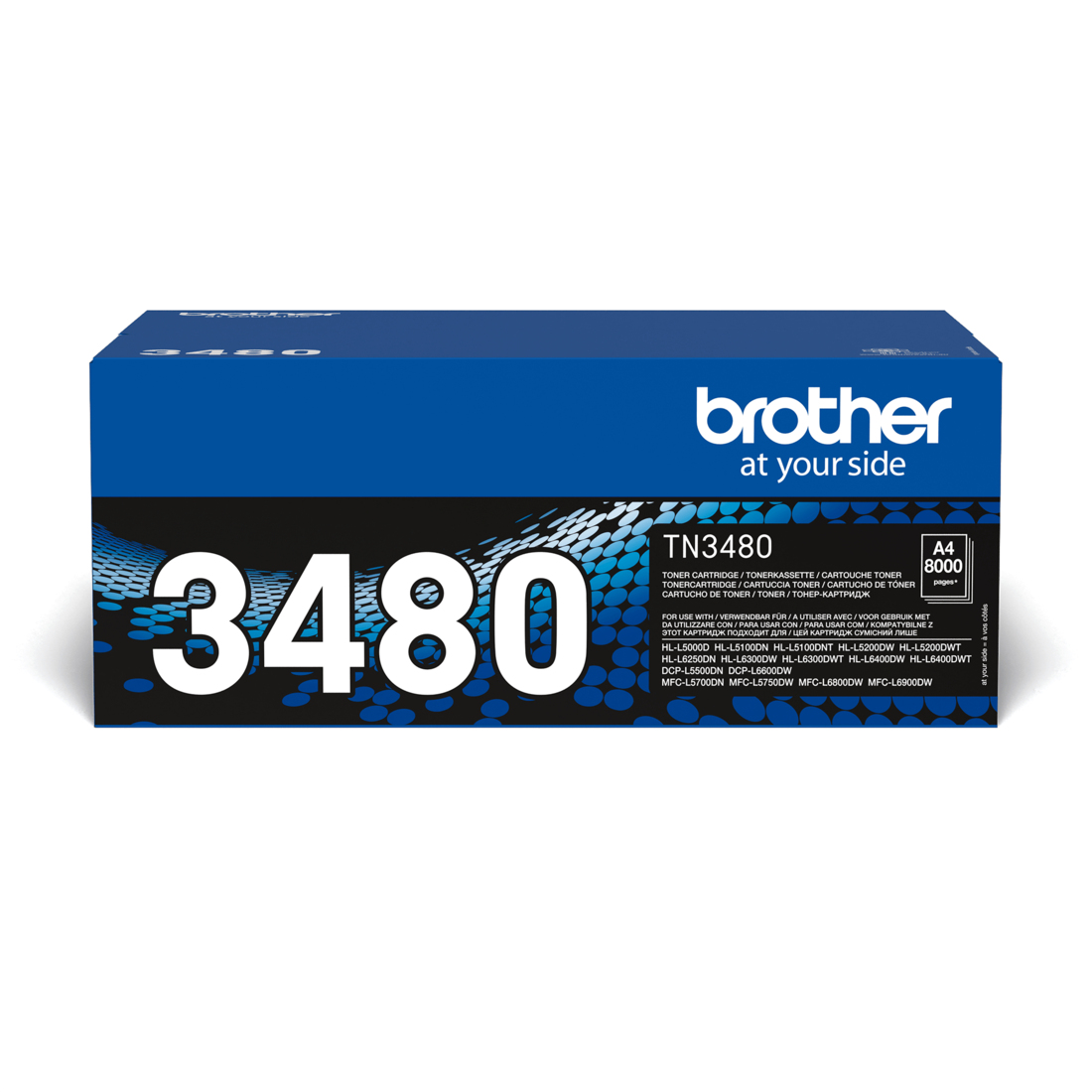 BROTHER Toner Cartridge - Tn3480 - 8000 Pages - Black