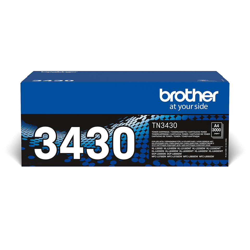 BROTHER Toner Cartridge - Tn3430 - 3000 Pages - Black
