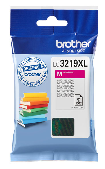 BROTHER Ink Cartridge - Lc3219xlm - High Capacity - 1500 Pages - Magenta