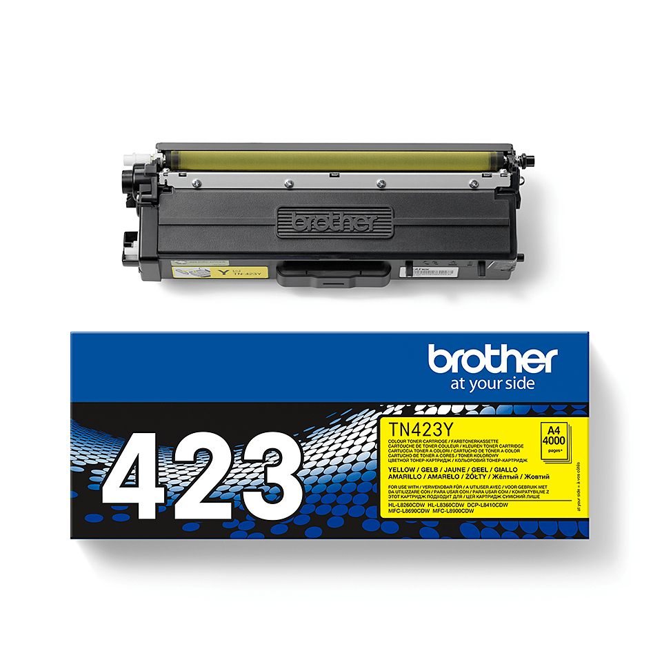 BROTHER Toner Cartridge - Tn423y - 4000 Pages - Yellow
