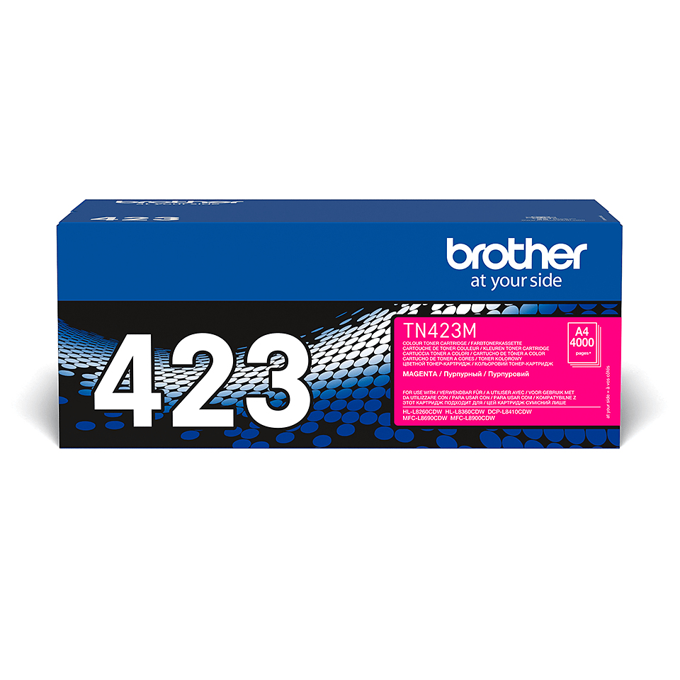 BROTHER Toner Cartridge - Tn423m - 4000 Pages - Magenta