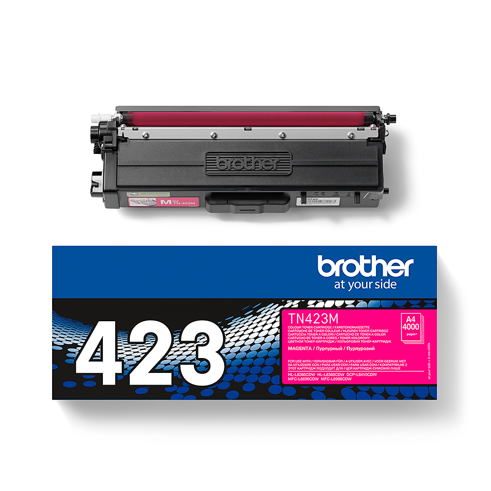 BROTHER Toner Cartridge - Tn423m - 4000 Pages - Magenta