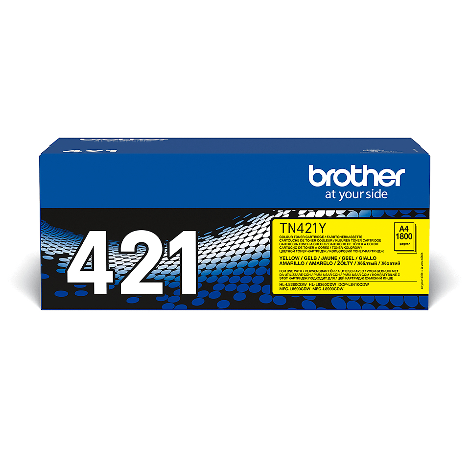 BROTHER Toner Cartridge - Tn421y - 1800 Pages - Yellow