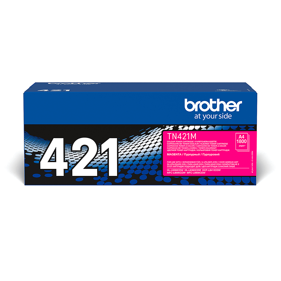 BROTHER Toner Cartridge - Tn421m - 1800 Pages - Magenta