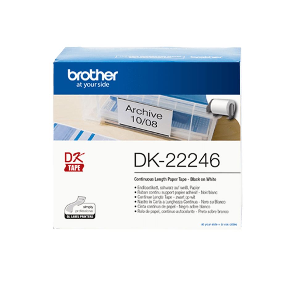 BROTHER Continuous Label 62mm Wide (dk22246)
