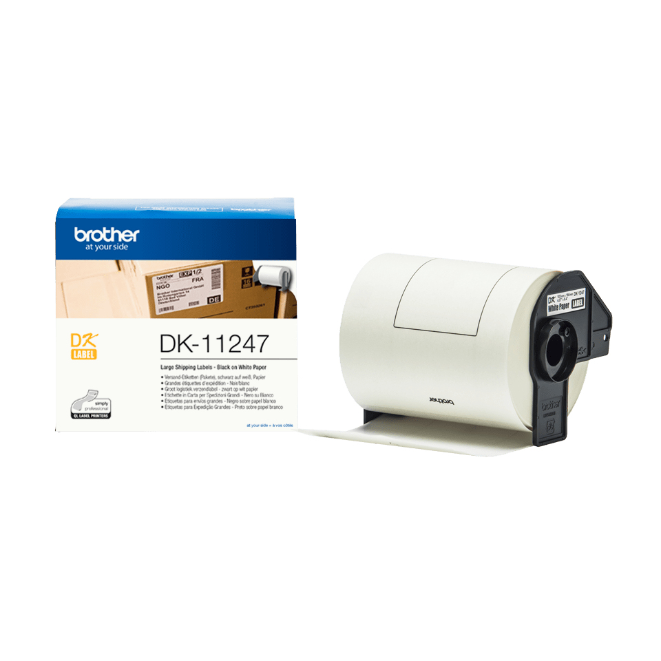 BROTHER Label Roll Dk-11247 Black On White