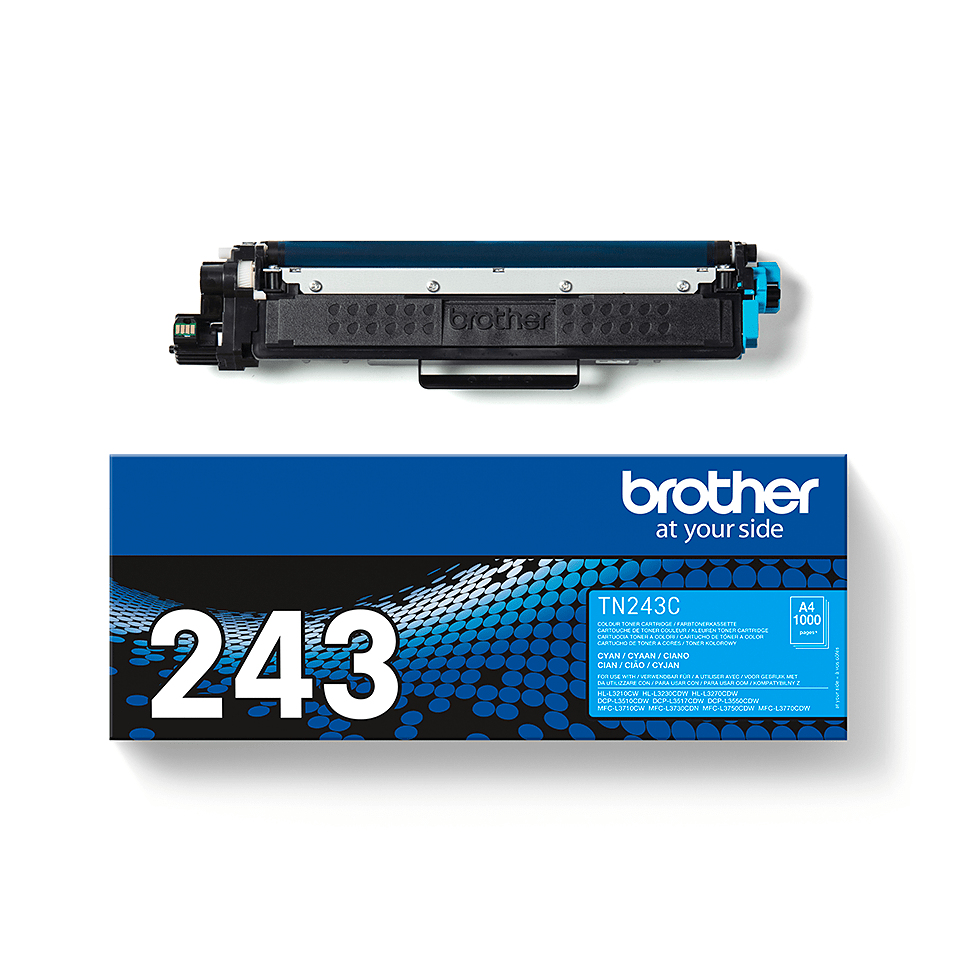 BROTHER Toner Cartridge - Tn243c - 1000 Pages - Cyan