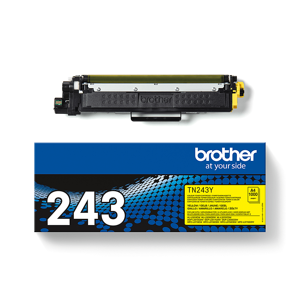BROTHER Toner Cartridge - Tn243y - 1000 Pages - Yellow