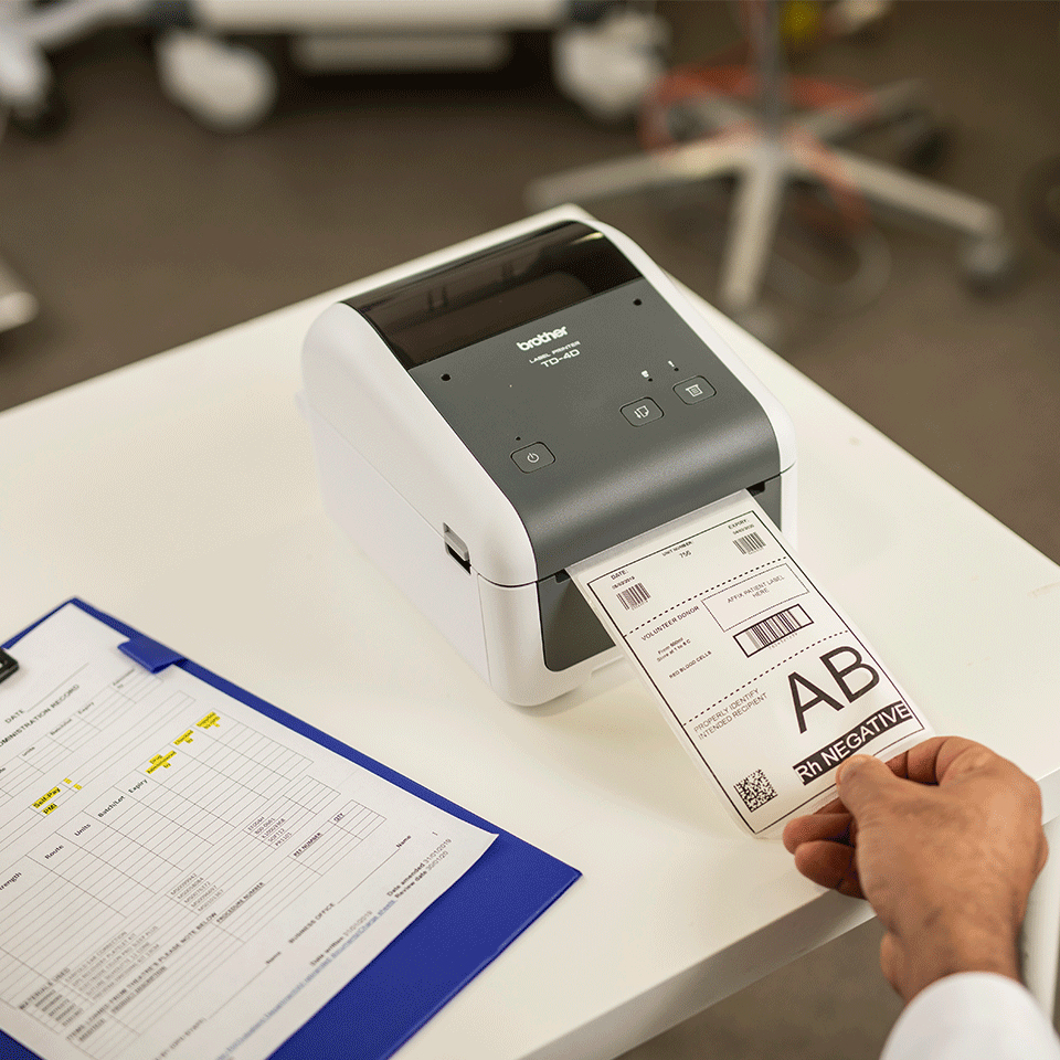 BROTHER Td-4410d - Label Printer - Direct Thermal - 4in - USB /  Serial