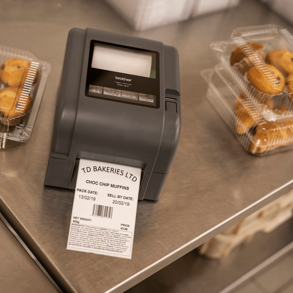 BROTHER Td-4420tn - Label Printer - Thermal Transfer - 4in - USB / Serial / Ethernet (td4420tnzu2)