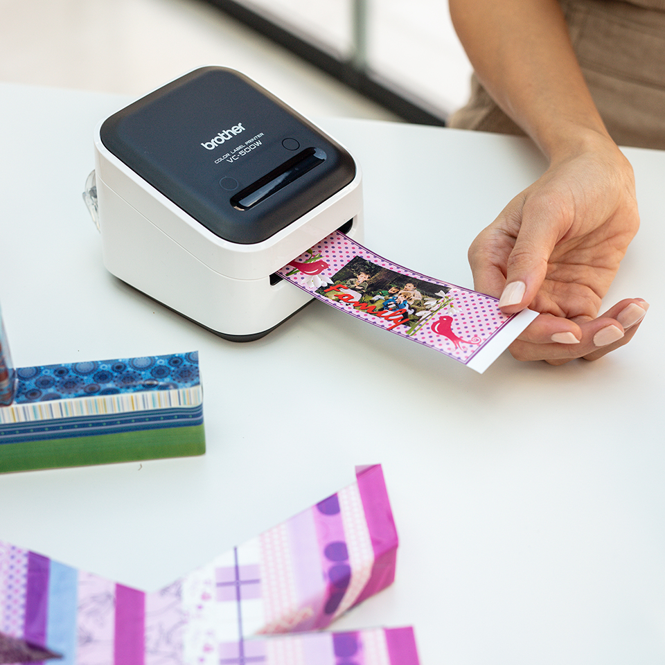 BROTHER Vc500wcr  - Design N Craft Printer - Zink Zero-ink - 50mm - USB / Wi-Fi