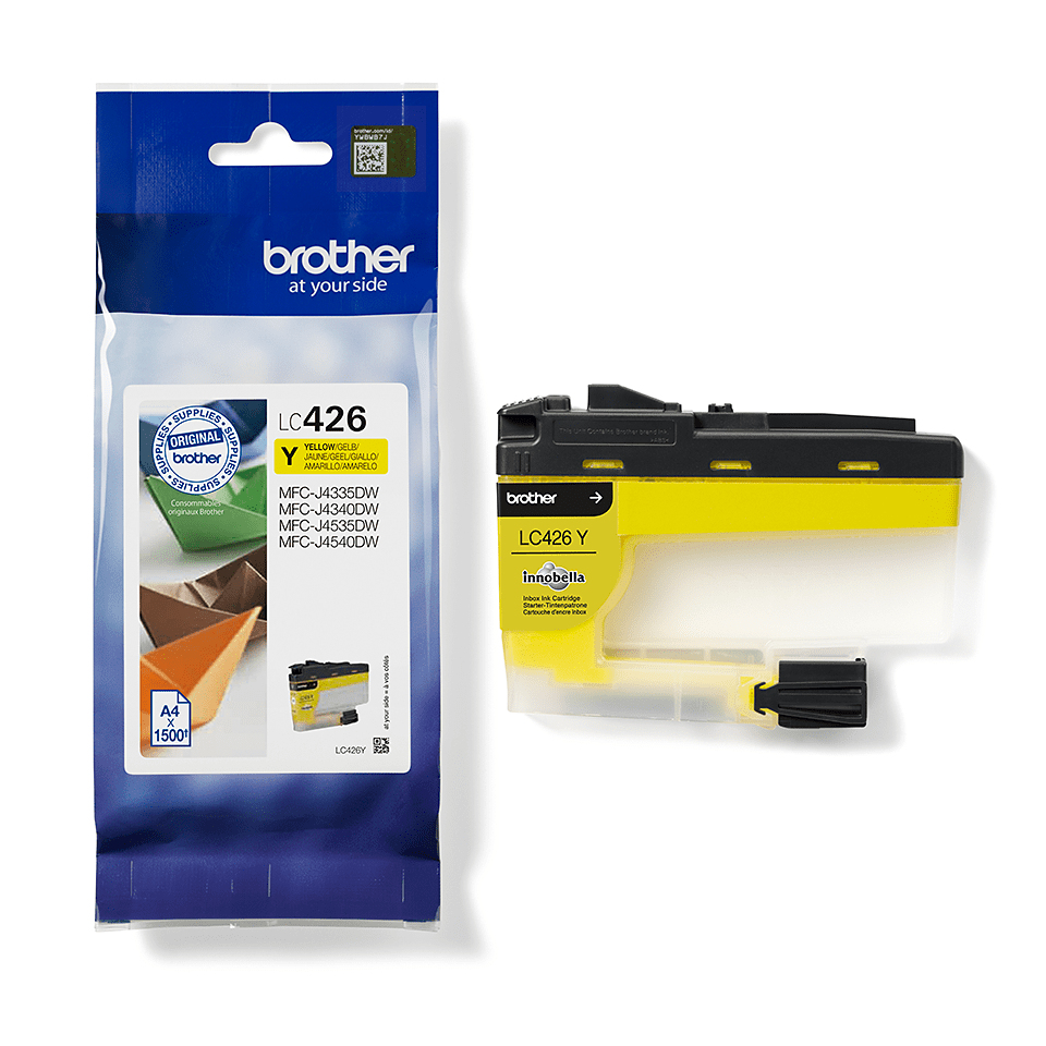 BROTHER Ink Cartridge - Lc426y - High Capacity - 1500 Pages - Yellow