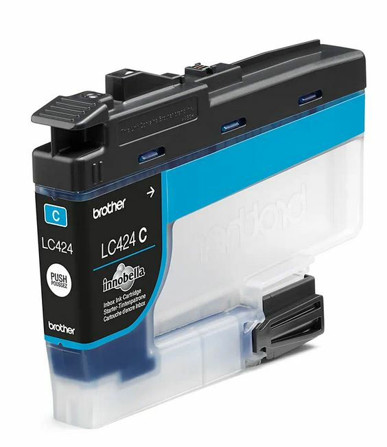 BROTHER Ink Cartridge - Lc424c  - 750 Pages - Cyan