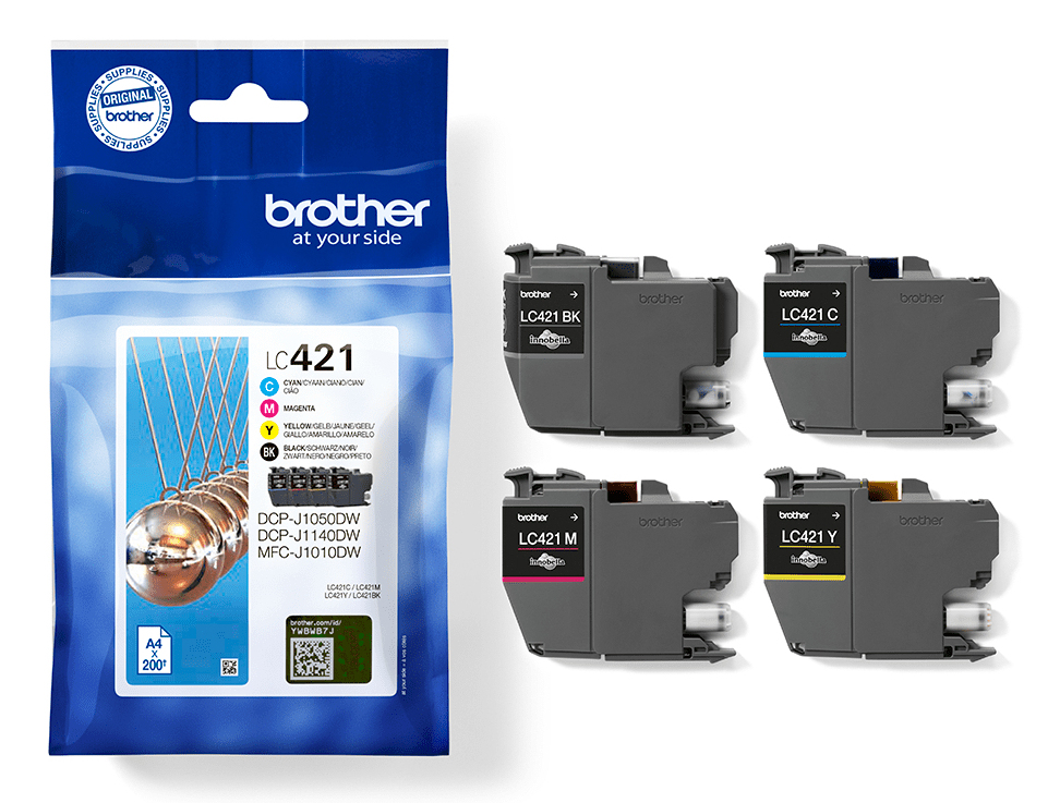 BROTHER Ink Cartridge - Lc-421val - Multipack