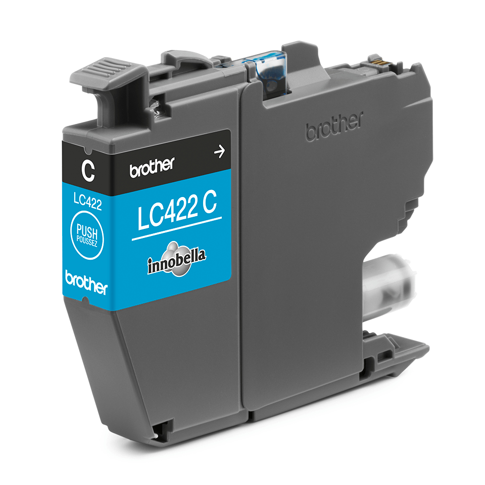 BROTHER Ink Cartridge - Lc422c - 550 Pages - Cyan - Single Blister Pack