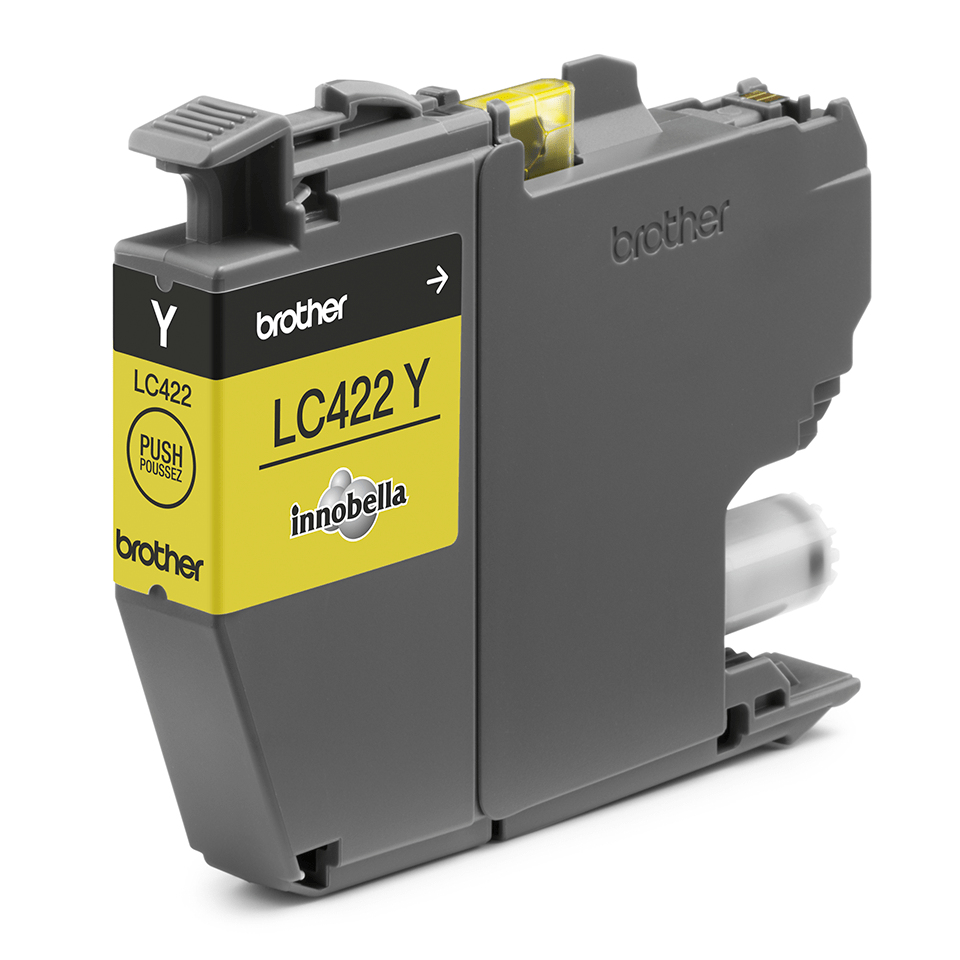 BROTHER Ink Cartridge - Lc422y - 550 Pages - Yellow - Single Blister Pack