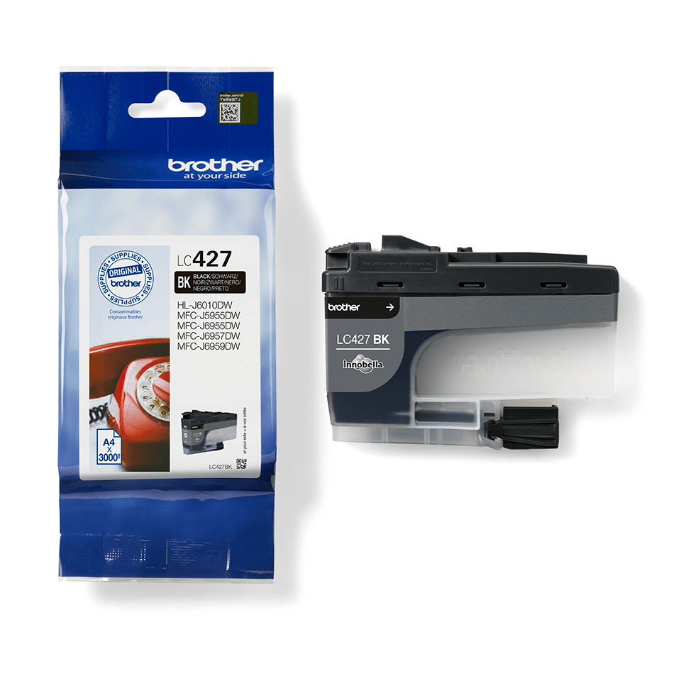 BROTHER Ink Cartridge - Lc427bk - 3000 Pages - Black