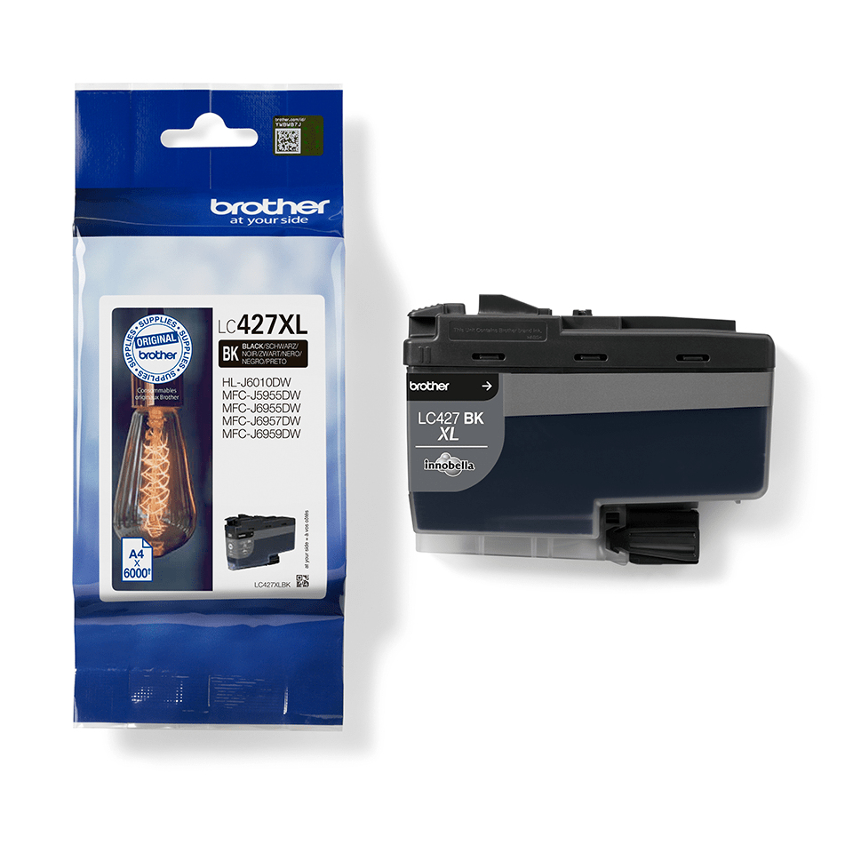 BROTHER Ink Cartridge - Lc427xlbk - 6000 Pages - Black