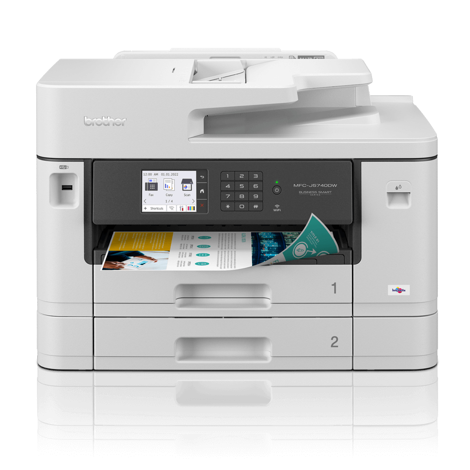 BROTHER Mfc-j5740dw - Colour Multi Function Printer - Inkjet - A3 - USB / Ethernet / Wi-Fi