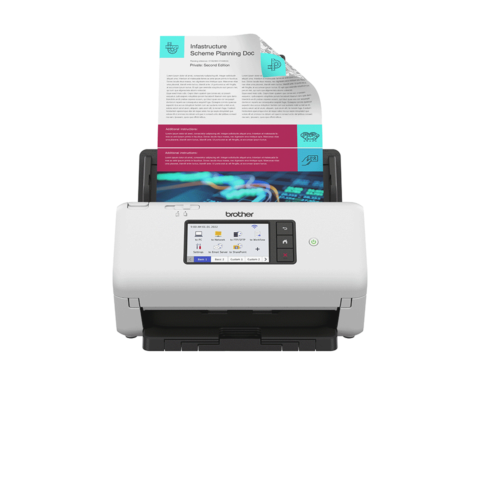 BROTHER Ads-4700w Professional Desktop Document Scanner