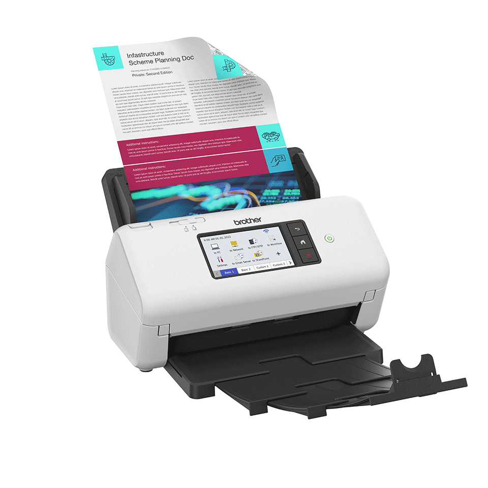 BROTHER Ads-4700w Professional Desktop Document Scanner
