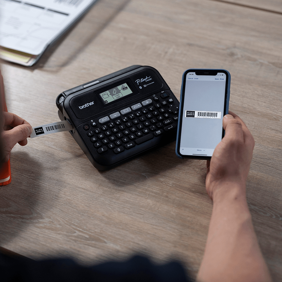 BROTHER Ptd460btvp - Label Printer - Thermal Transfer - 18mm - USB / Bluetooth